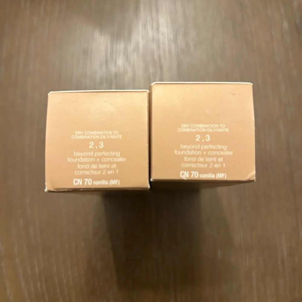 2 Set Clinique Beyond Perfecting Foundation + Concealer CN70 Vanilla (MF) 1 oz